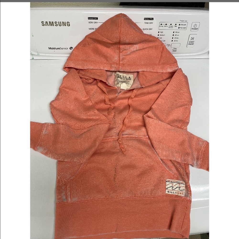 Coral Billabong women’s hoodie